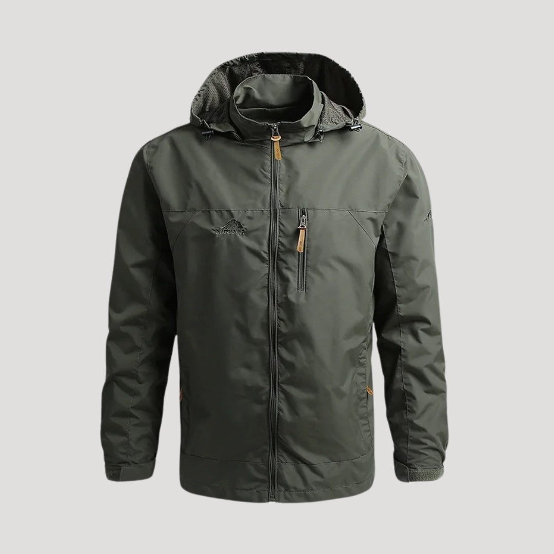 Men’s Spring Hooded Outdoor Zip Jacket