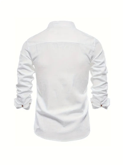 Men’s Spring Casual Button Shirt
