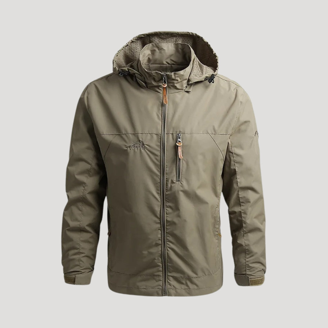 Men’s Spring Hooded Outdoor Zip Jacket