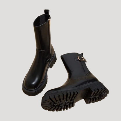 Women’s Spring Chunky Mid-Calf Boots