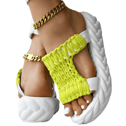 Marseille Knit Platform Sandals