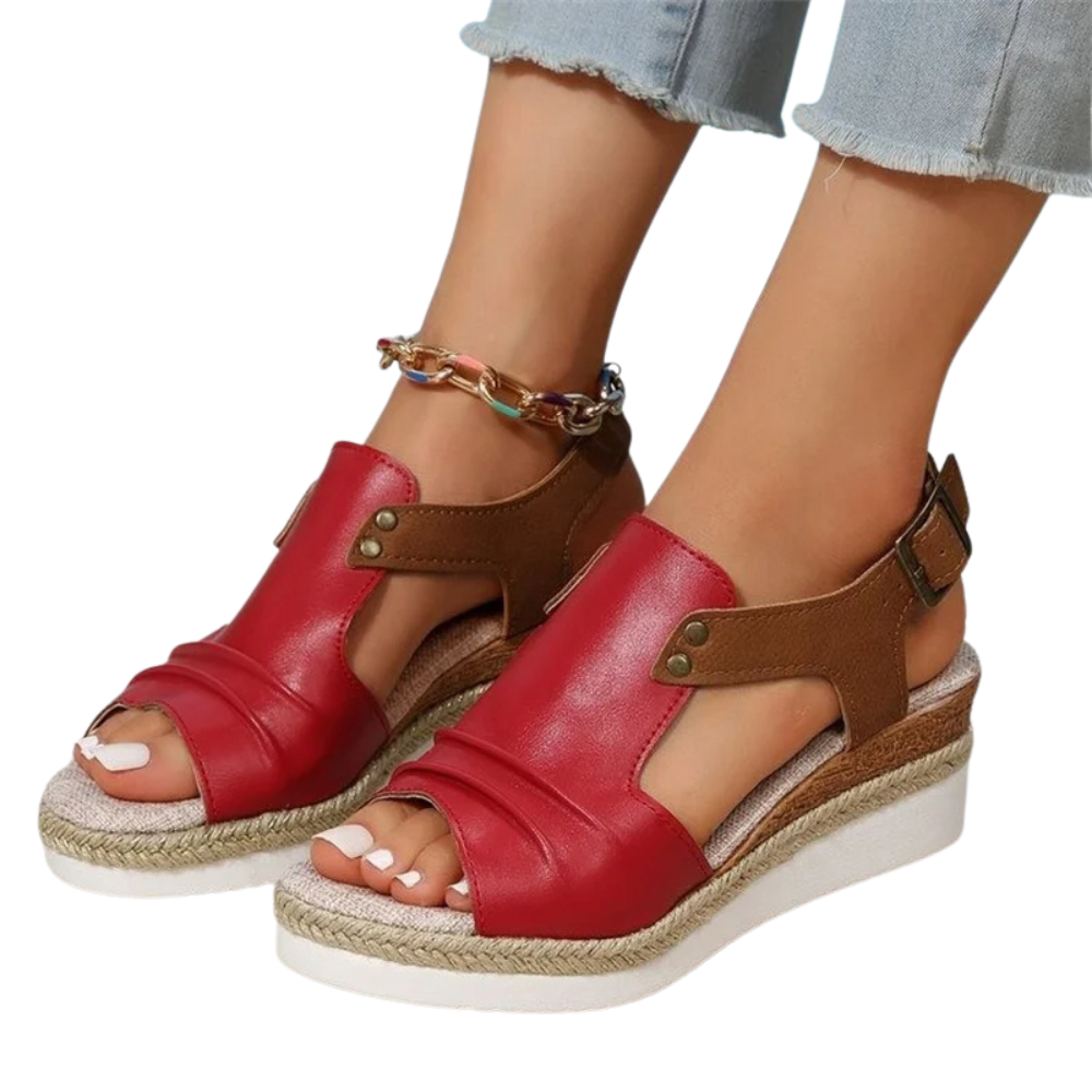 Sandalias casuales de tacón cuadrado Ravenna
