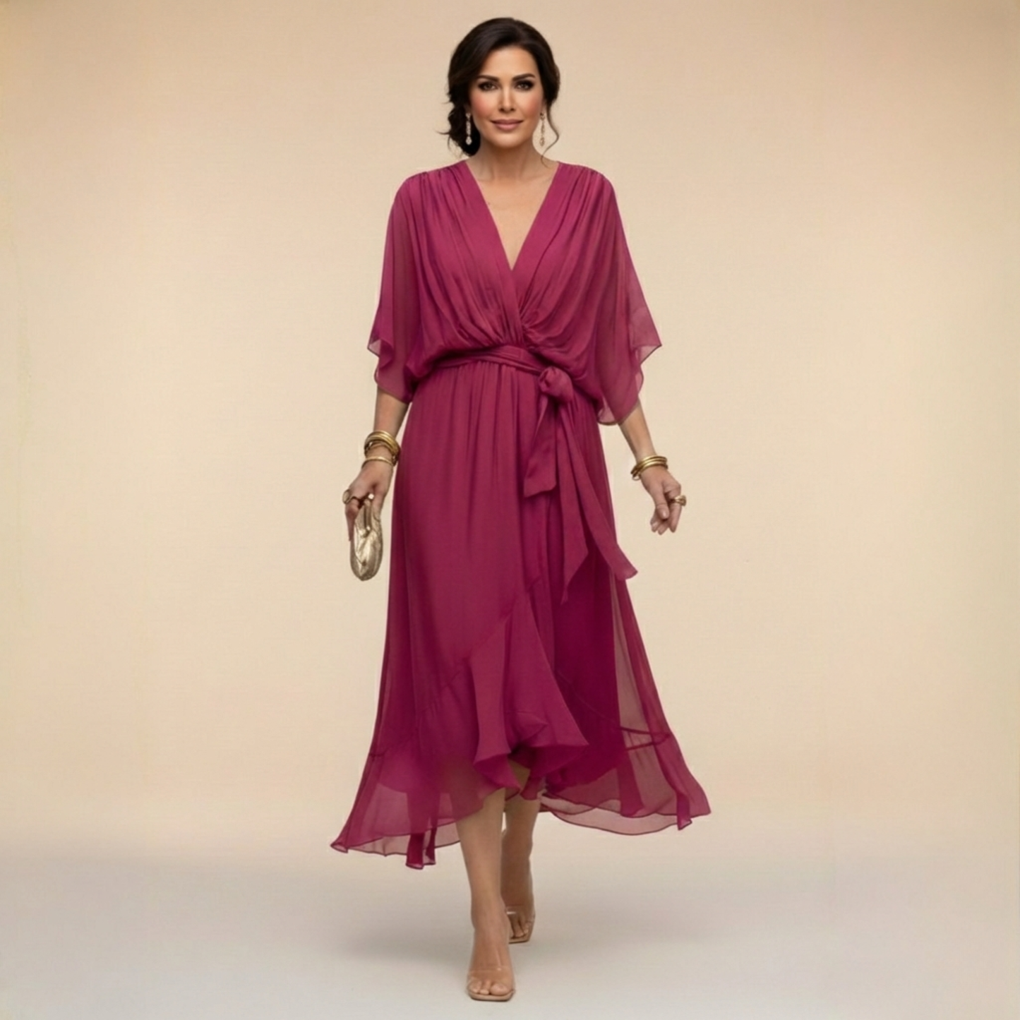 Sarah | Sandra V-Neck Dress