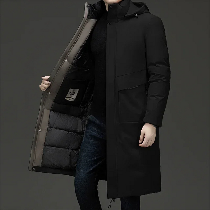 Men’s Insulated Zip Front Winter Coat