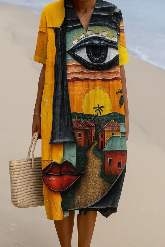 ARTISTICALLY INSPIRED DRESS