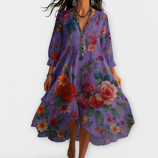 Vestido bohemio holgado