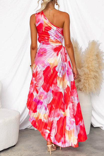 Adeline | Vibrant Tropical Evening Dress