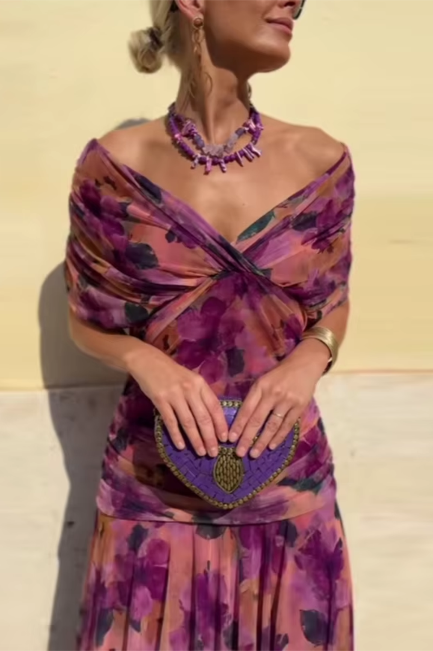 Althea | Wrap Dress with Elegant Fluid Line