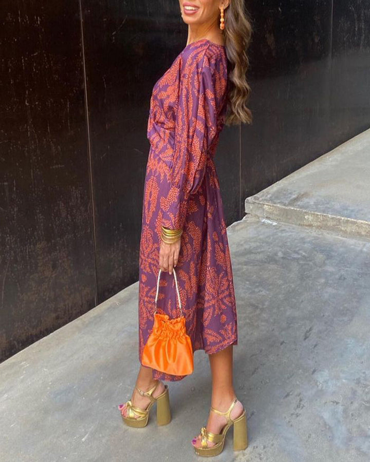 Jazmín | Vestido maxi acampanado para invitadas de boda