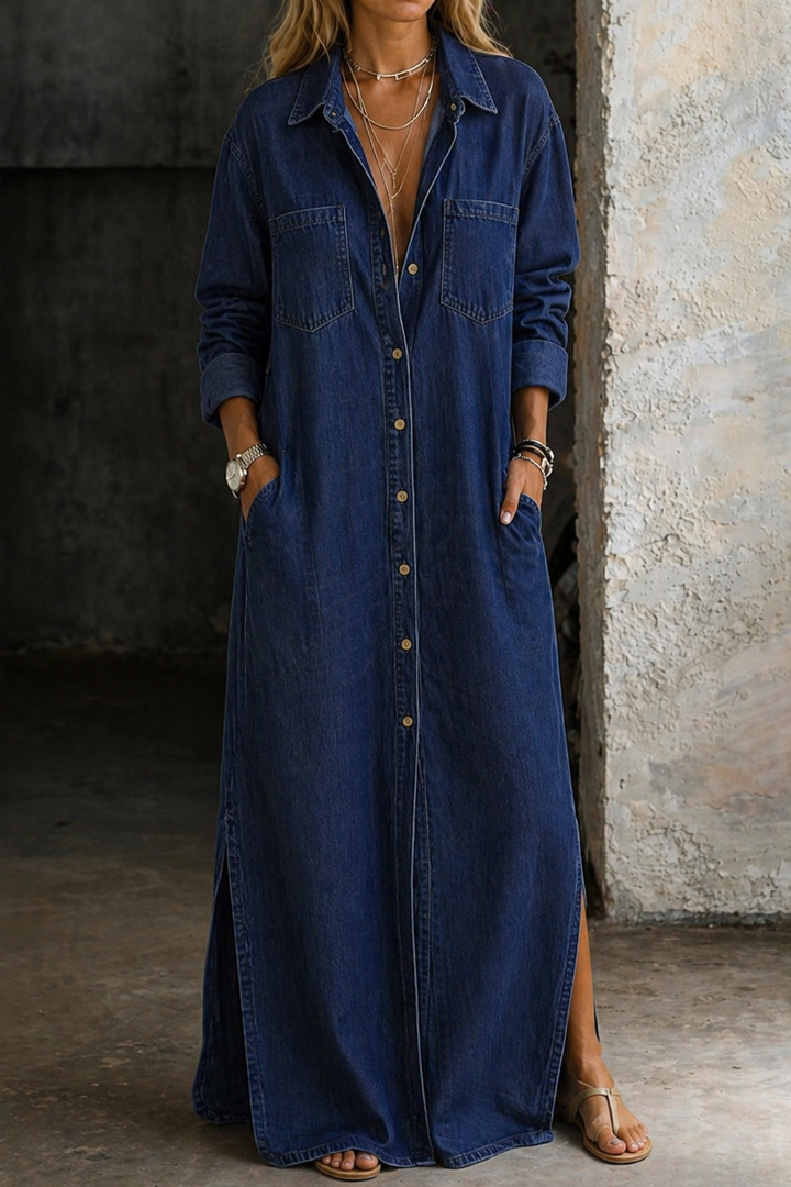 Delana | Dress with Buttons