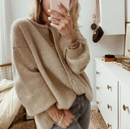 Women’s Winter Casual Button Up Knit Cardigan