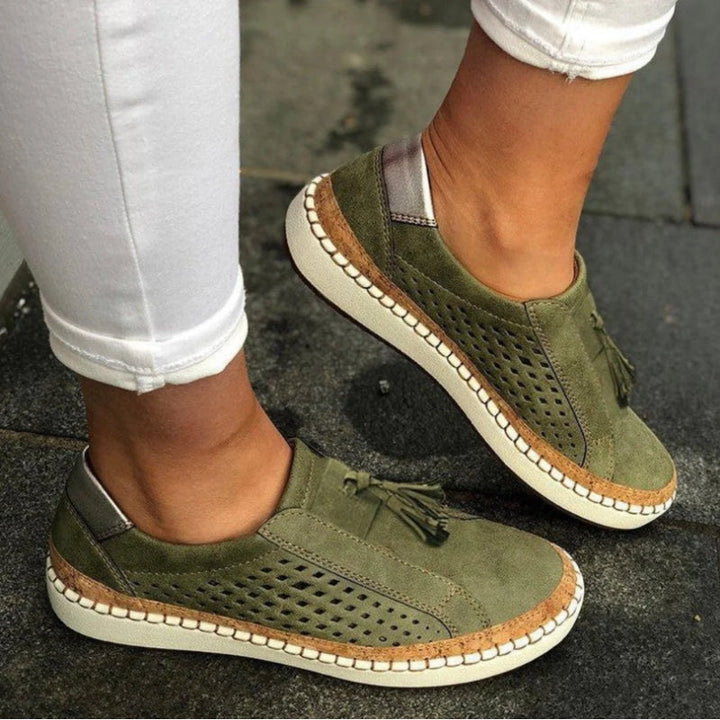 Pantuflas ortopédicas sin cordones
