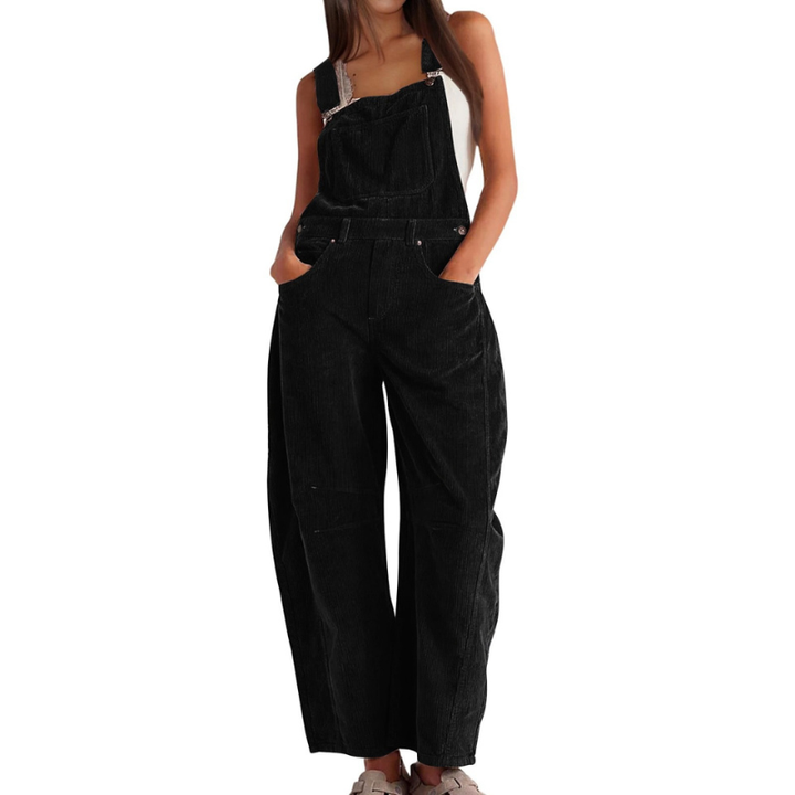 Stylish Barrel Wide Leg Overall Jumpsuit