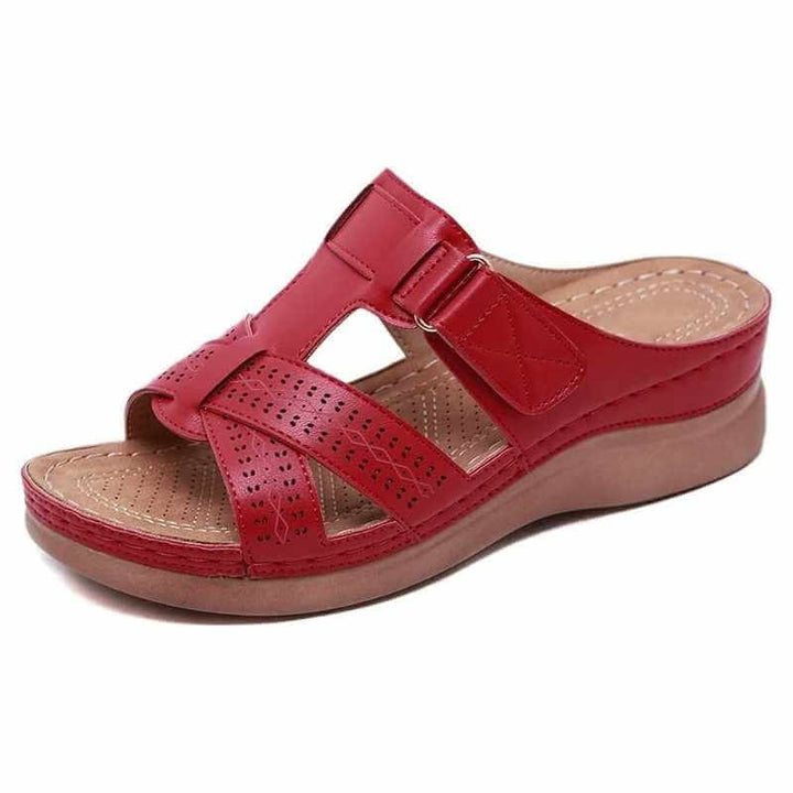 Sandalias ortopédicas de cuña baja Corsica
