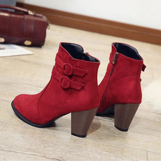 Women’s Chic Zip-Up Ankle Boots