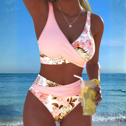 GABRIELLA | FLORAL CONTRAST BIKINI