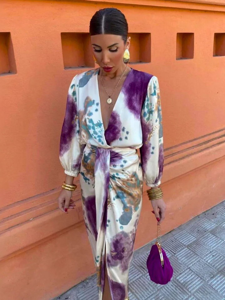 Vestido midi de dos piezas