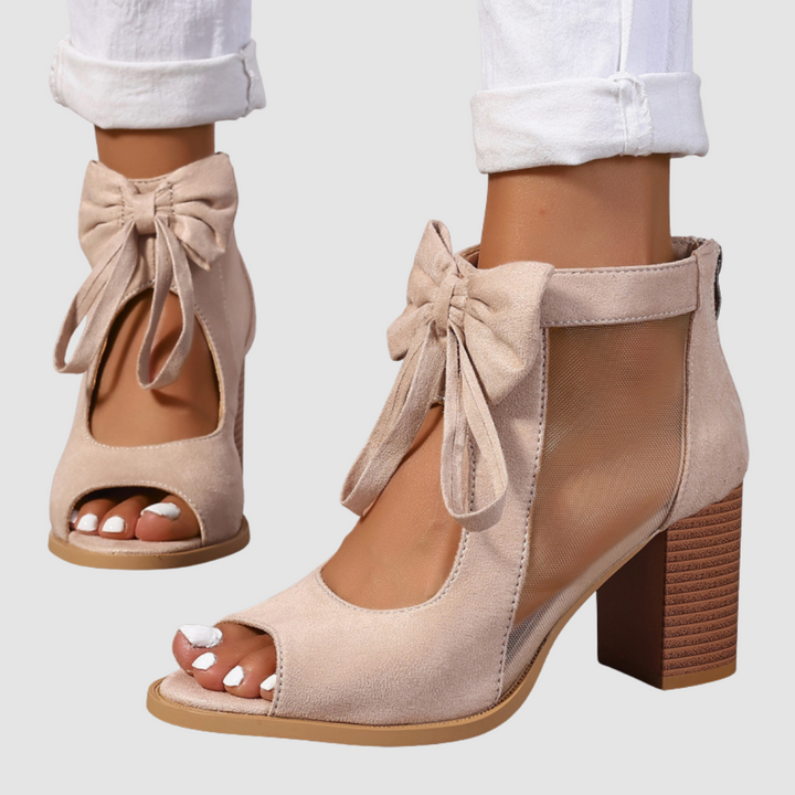 Tacones ortopédicos con adorno de lazo Rebecca™