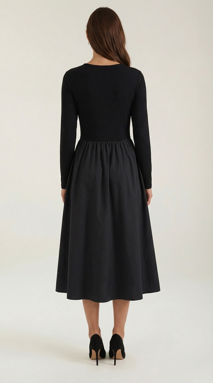 Cotton Midi Dress