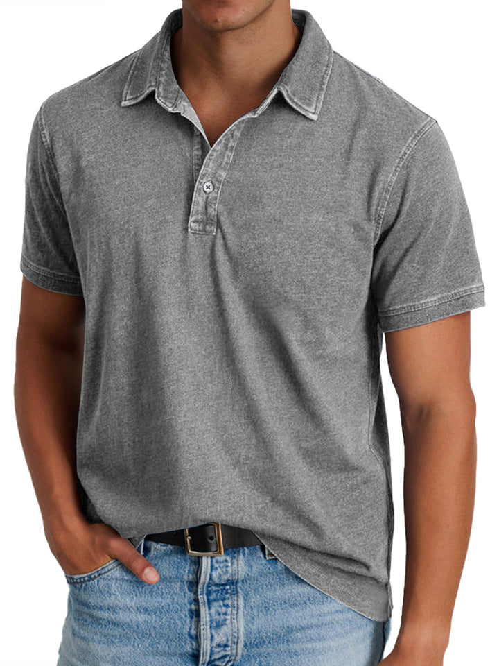 Camisa polo con cuello clásico