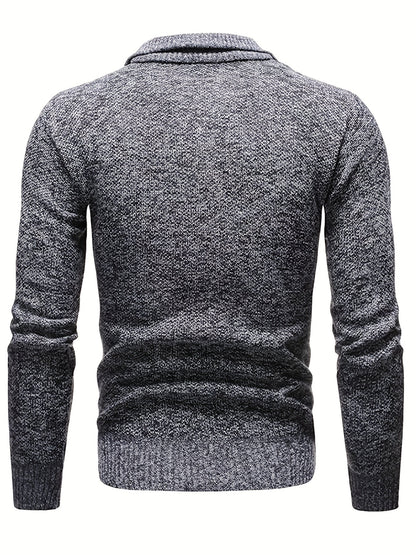 Stylish Casual Half-Zip Sweater