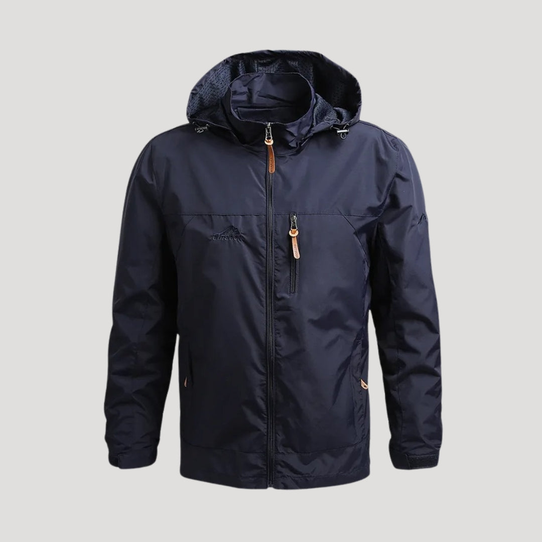 Men’s Spring Hooded Outdoor Zip Jacket