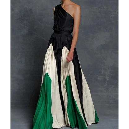 Women’s Artistic One Shoulder Long Dress