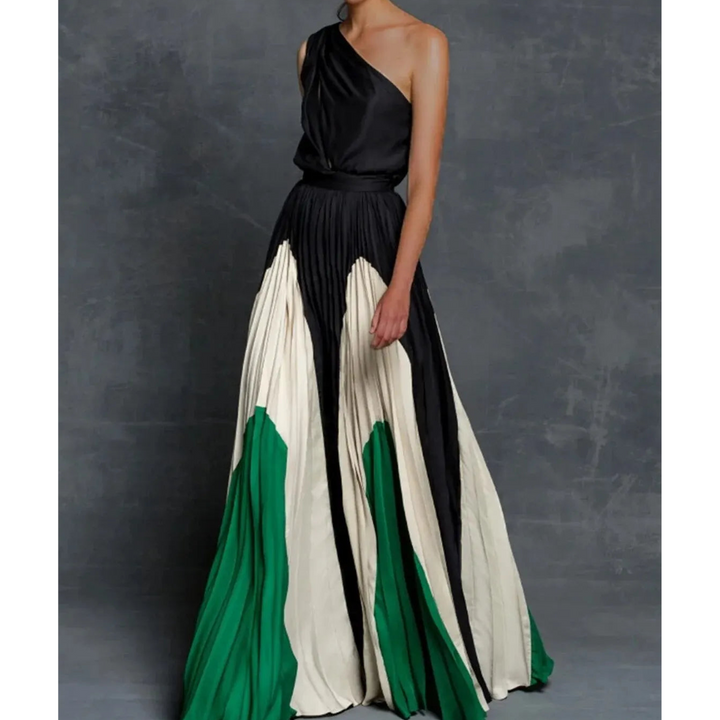 Women’s Artistic One Shoulder Long Dress