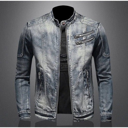 Chaqueta vaquera informal de invierno