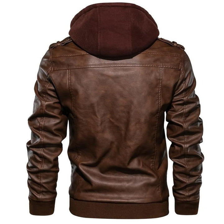 Chaqueta de cuero sintético