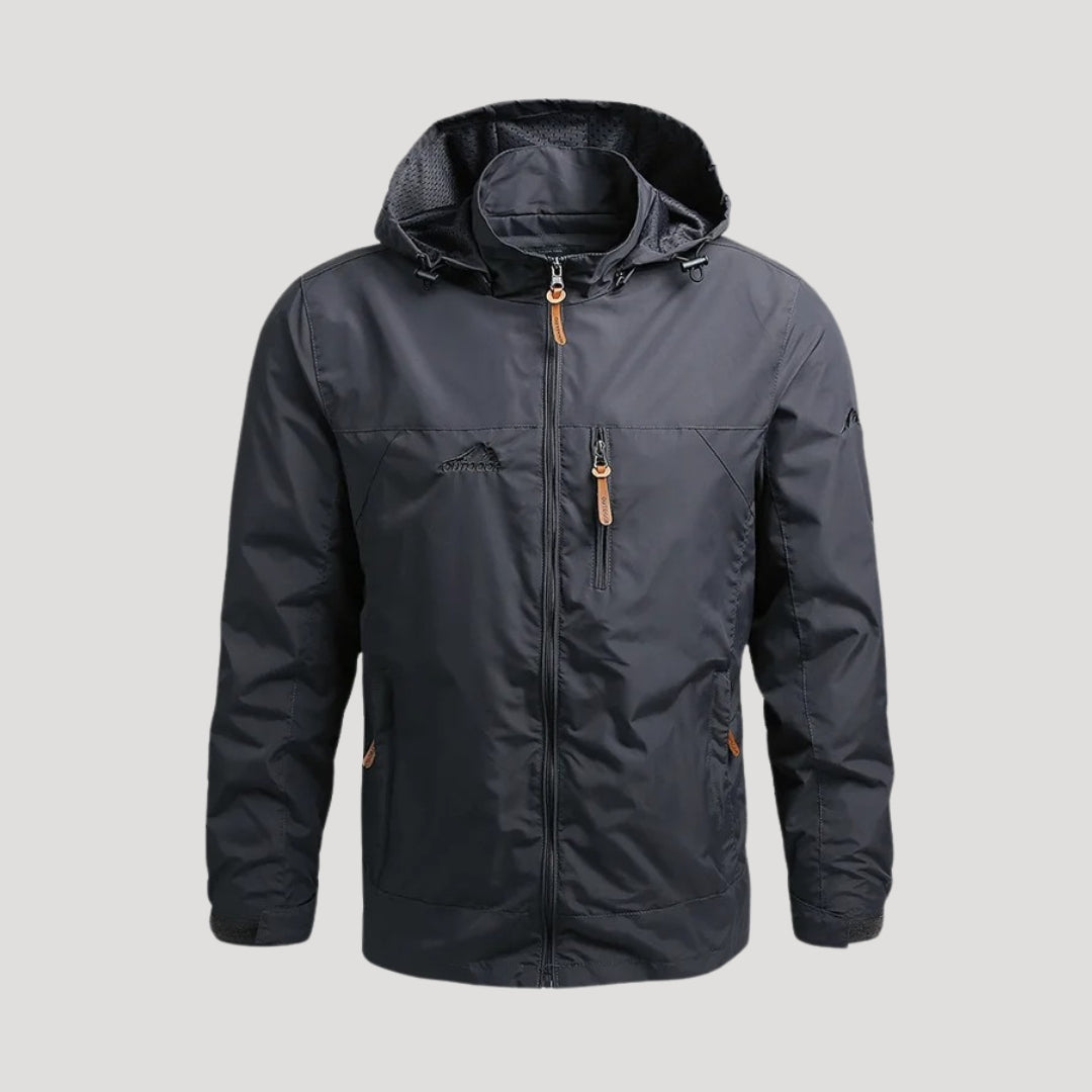 Men’s Spring Hooded Outdoor Zip Jacket