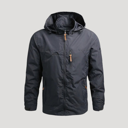 Men’s Spring Hooded Outdoor Zip Jacket