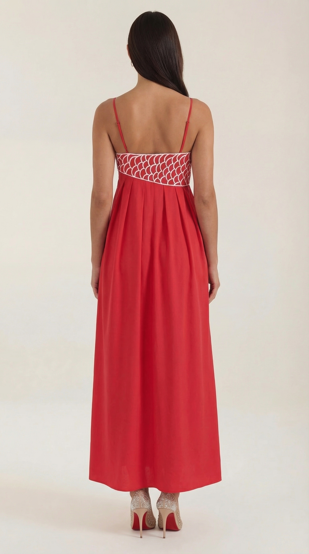 Embroidered Maxi Dress