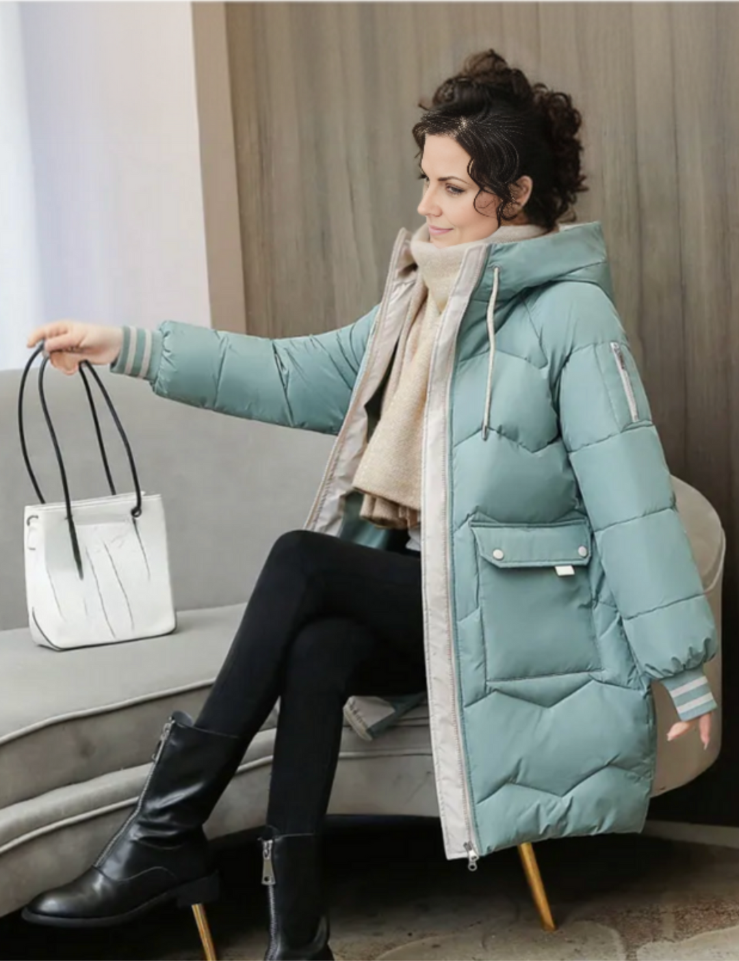 Women Casual Long  Insulated Winter Coat