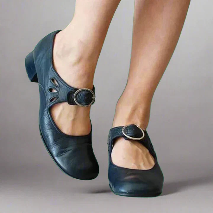 Zapatos de tacón Mary Jane ortopédicos cómodos