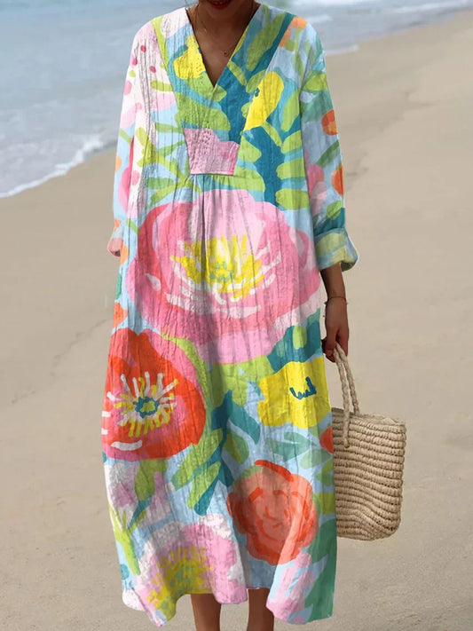 Cotton Dress Inspired by Artists