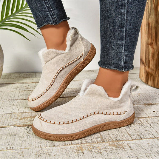 Women’s Cozy Slip-On Moccasin Winter Boots