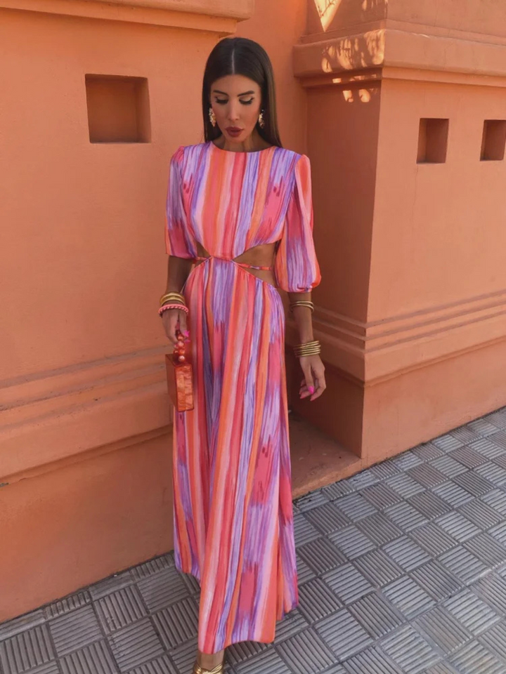 Vestido maxi sin espalda
