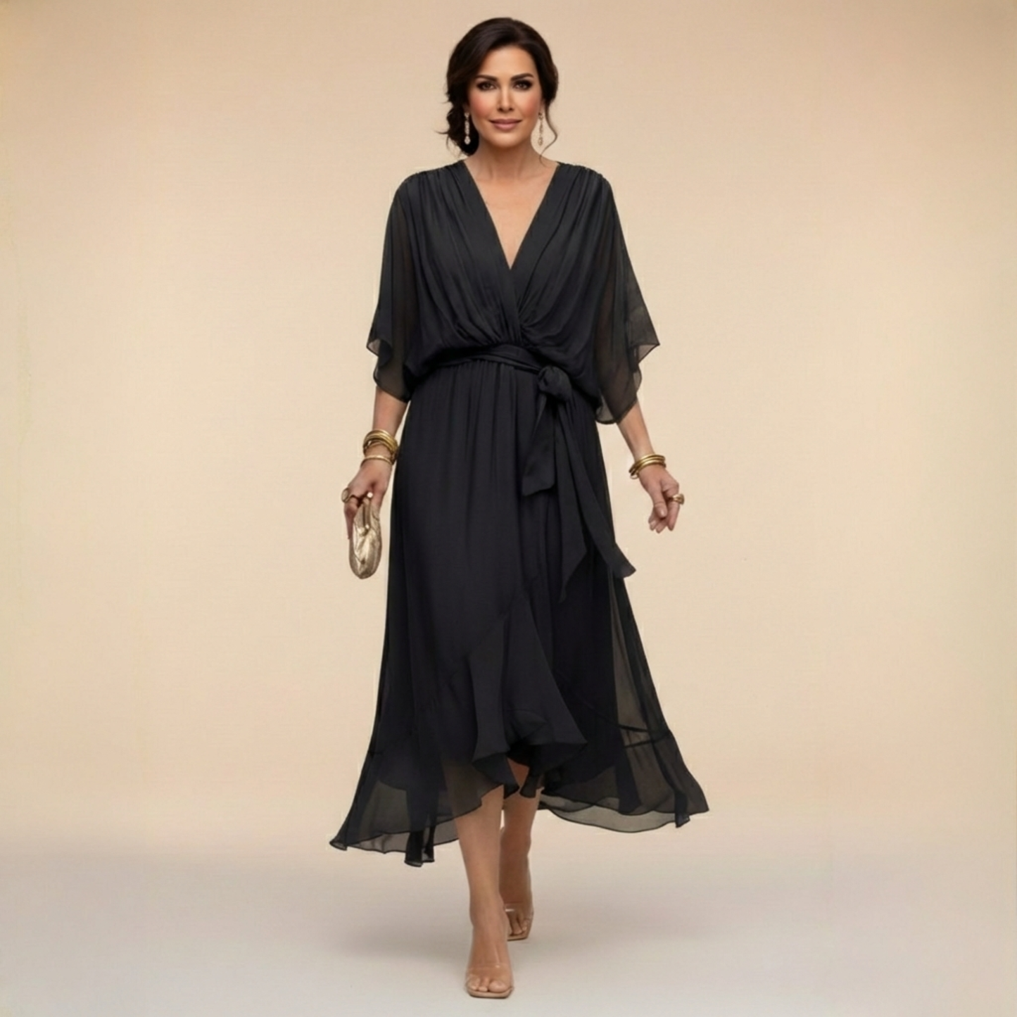 Sarah | Sandra V-Neck Dress