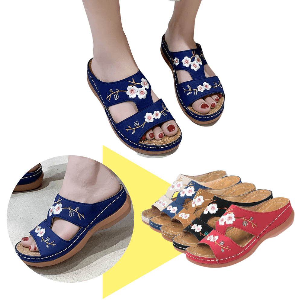 Sandalias ortopédicas de cuña Sienna