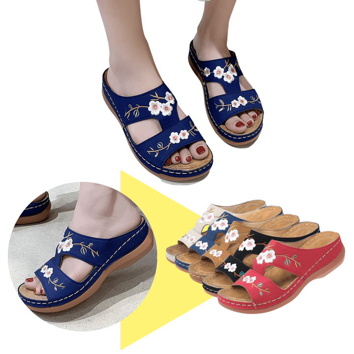 Sandalias ortopédicas de cuña Sienna