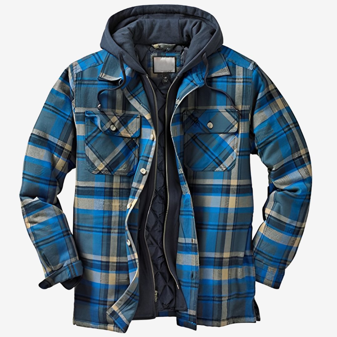 Chaqueta de franela con estilo