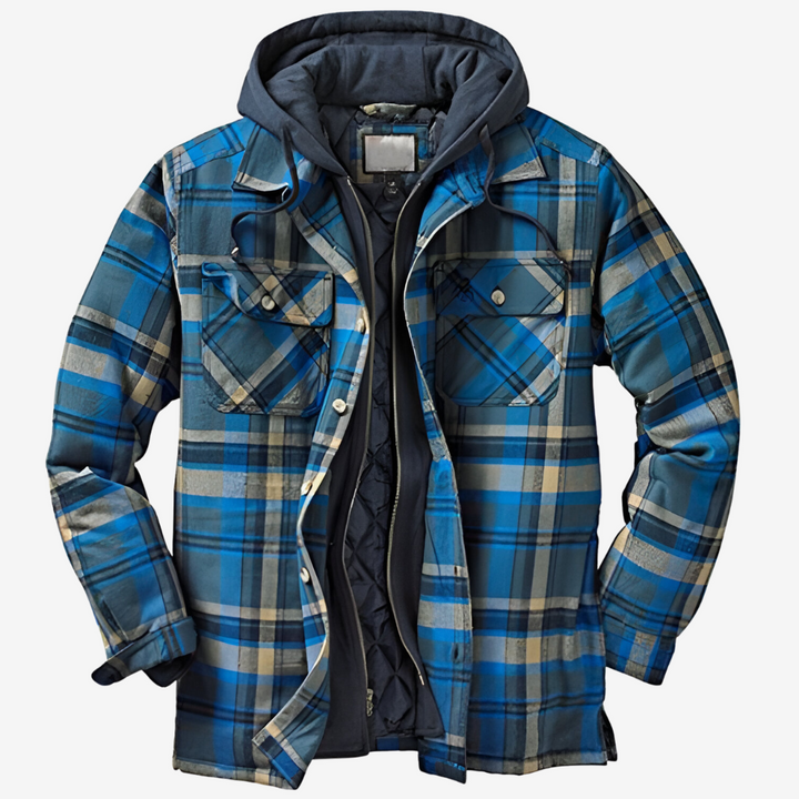 Chaqueta de franela con estilo