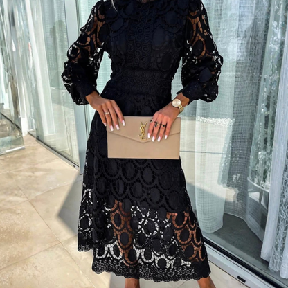Eloah | Elegant Lace Midi Dress