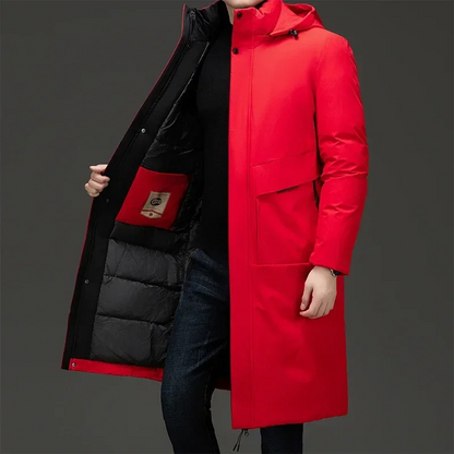 Men’s Insulated Zip Front Winter Coat