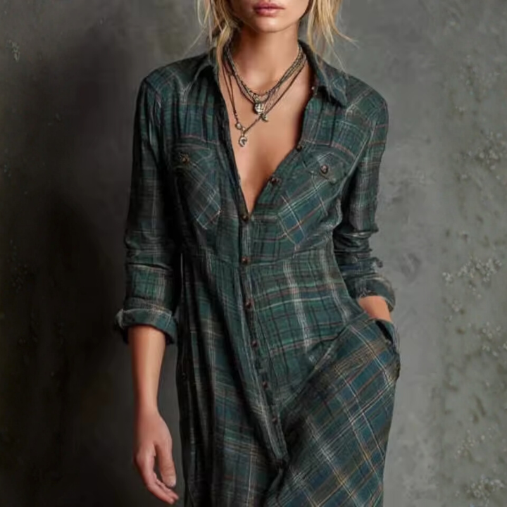 Classic Elegant Shirt Dress