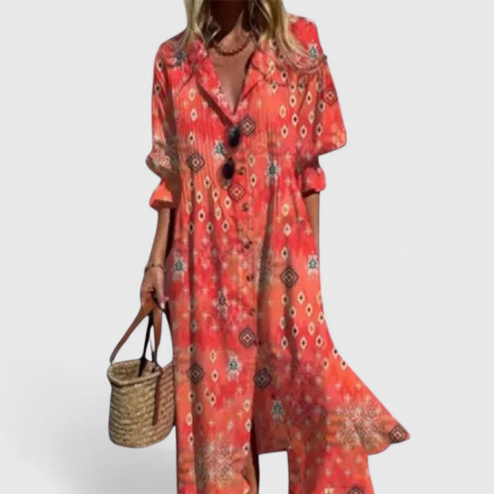 Paula | Vestido boho elegante