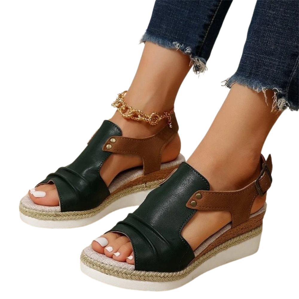 Sandalias casuales de tacón cuadrado Ravenna
