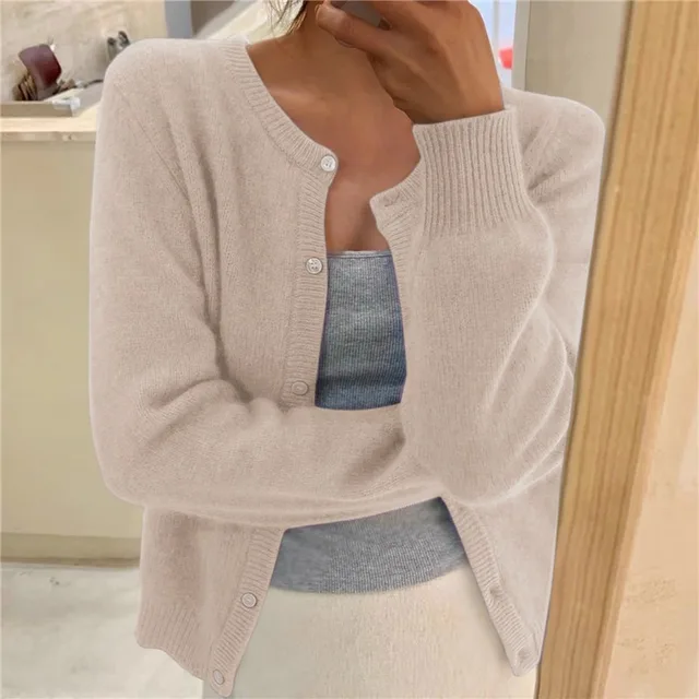 Women’s Winter Casual Long Sleeve Button Cardigan