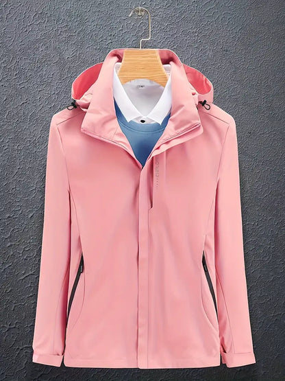 Women’s Winter Zip Closure Hooded Jacket